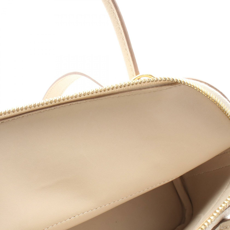 愛馬仕 Bolide2 7 肩背包 Epsom 皮革 Craie 米色 二手 女士 GHW Z-5