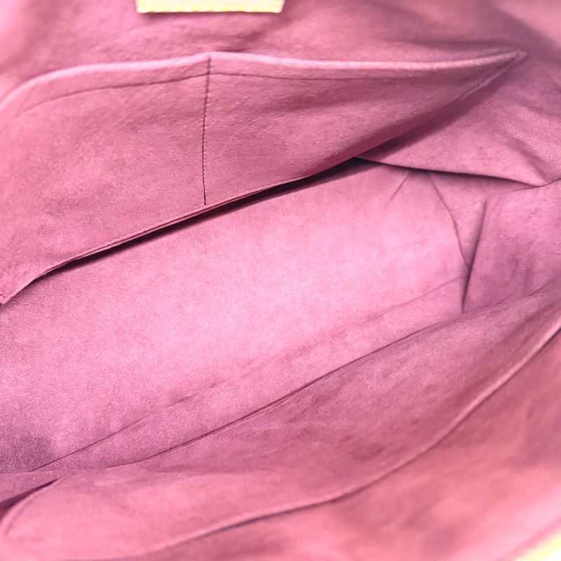 LV原花拼紫紅色兩用側背包/M40906-8