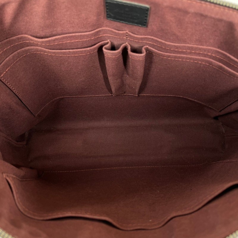 LV 老花電腦公事包 可拆卸肩帶-5