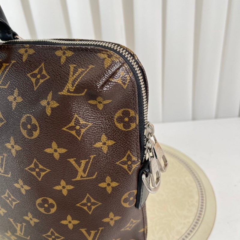 LV 老花電腦公事包 可拆卸肩帶-17