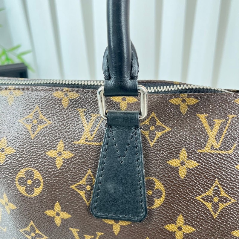 LV 老花電腦公事包 可拆卸肩帶-21