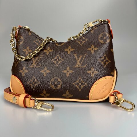 LV M25519/晶片款 老花NANO牛角包