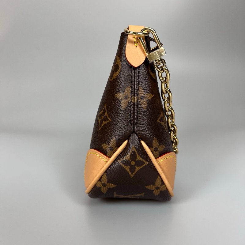 LV M25519/晶片款 老花NANO牛角包-2