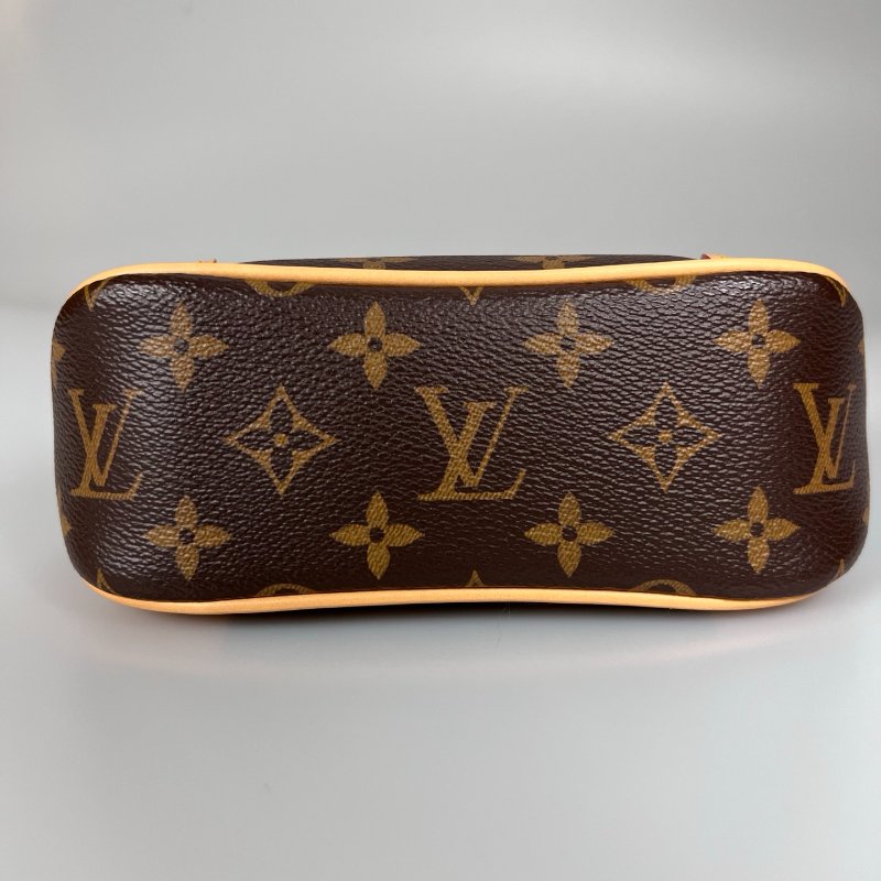 LV M25519/晶片款 老花NANO牛角包-4