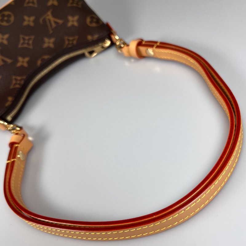 LV M25519/晶片款 老花NANO牛角包-6