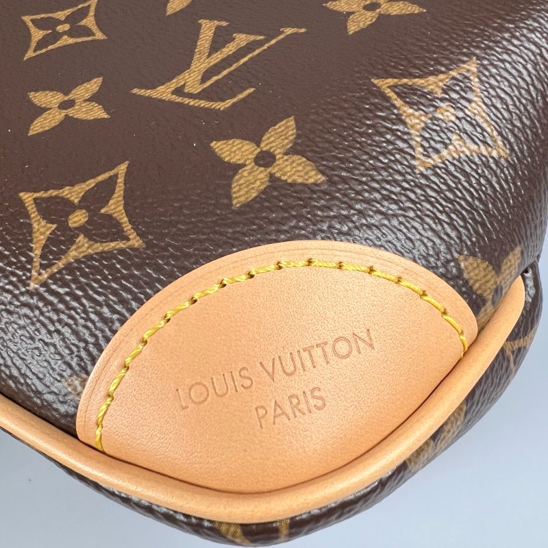 LV M25519/晶片款 老花NANO牛角包-8