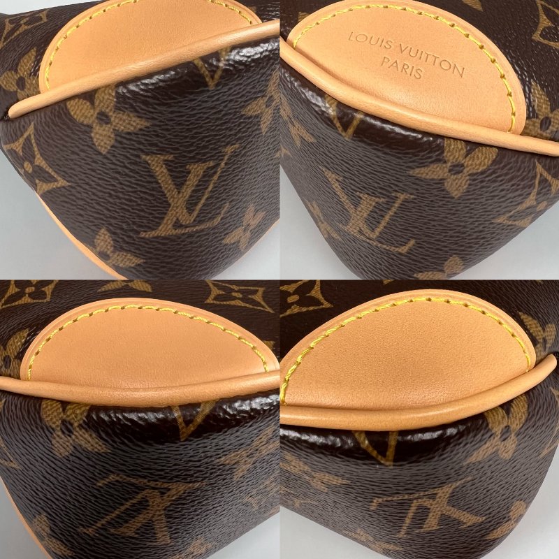 LV M25519/晶片款 老花NANO牛角包-9