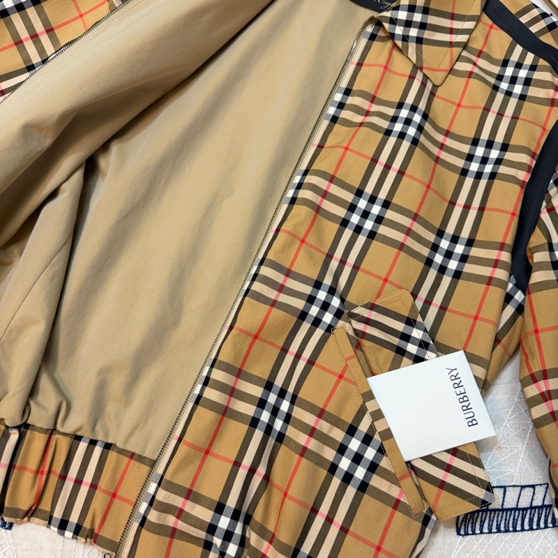 BURBERRY英國格紋風衣外套UK2-7