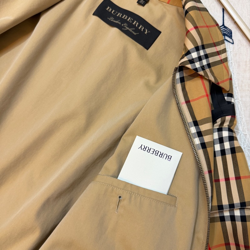 BURBERRY英國格紋風衣外套UK2-11