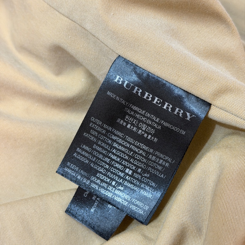 BURBERRY英國格紋風衣外套UK2-13
