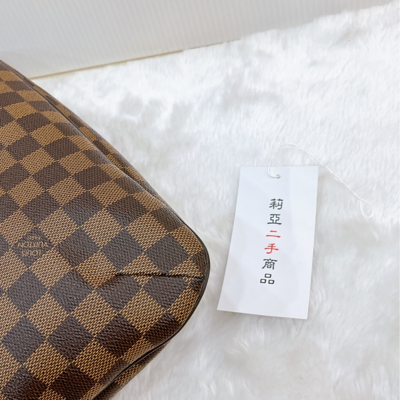 莉亞精品♡LV棋盤格斜背包 二手美包-12