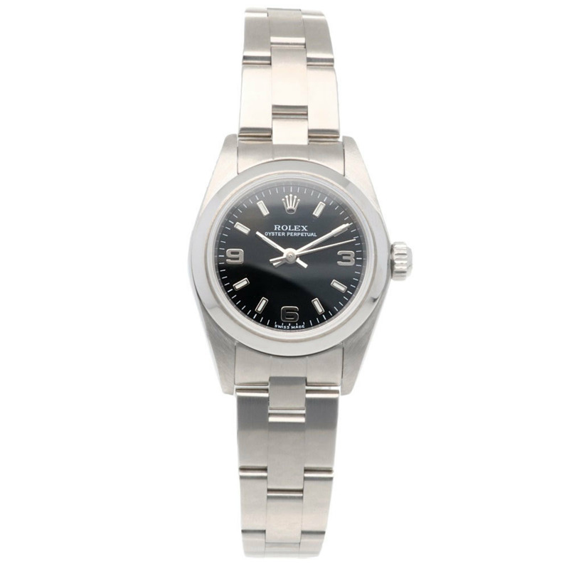 勞力士蠔式恆動腕錶,不鏽鋼材質,76080自動上鍊,經過全面翻新拋光,Y字編號,女士款-7