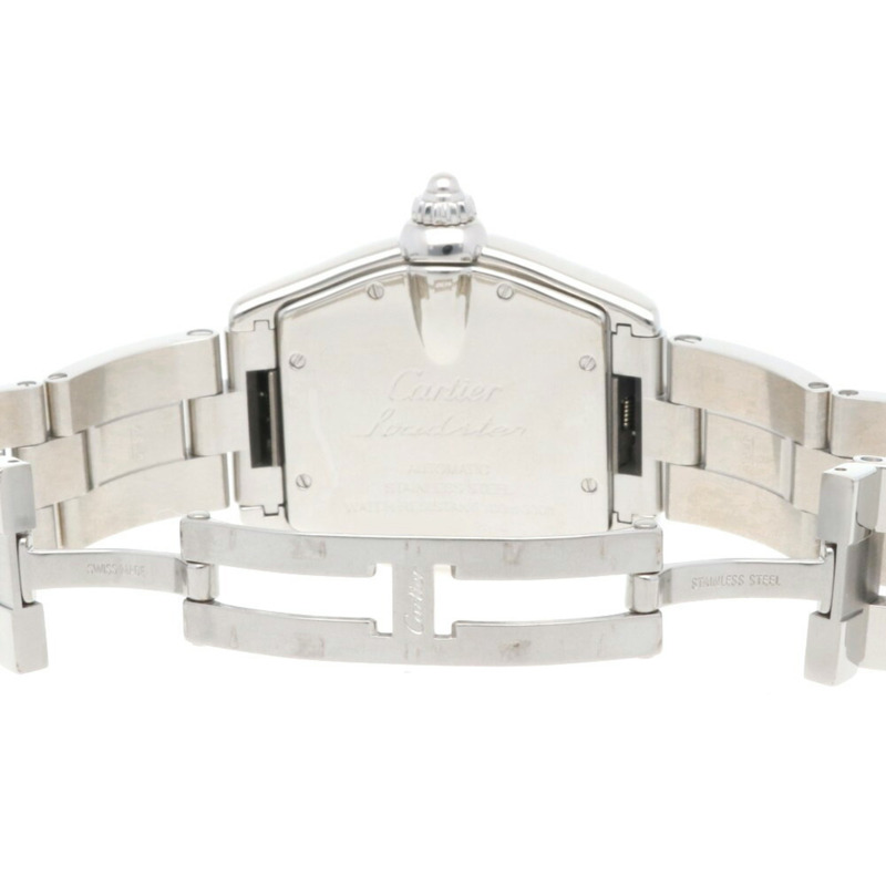 卡地亞 Roadster 男錶,不鏽鋼 2510 自動上鍊,已翻新,羅馬數位時標-8