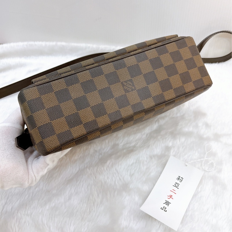 莉亞精品♡ LV 棋盤格斜背包 曼哈頓 二手美包-6