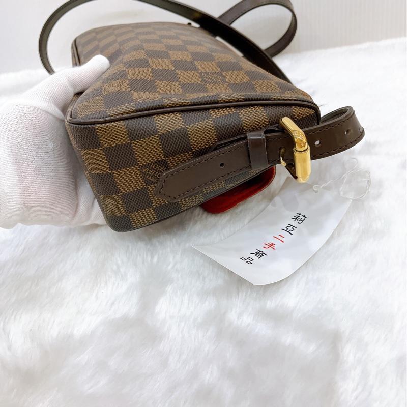 莉亞精品♡ LV 棋盤格斜背包 曼哈頓 二手美包-7
