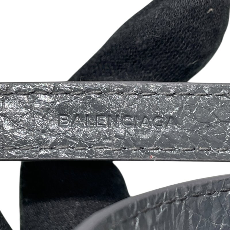 BALENCIAGA 巴黎世家 TRIPLE TOUR 三環皮手環 皮革 黑色 金釦-4