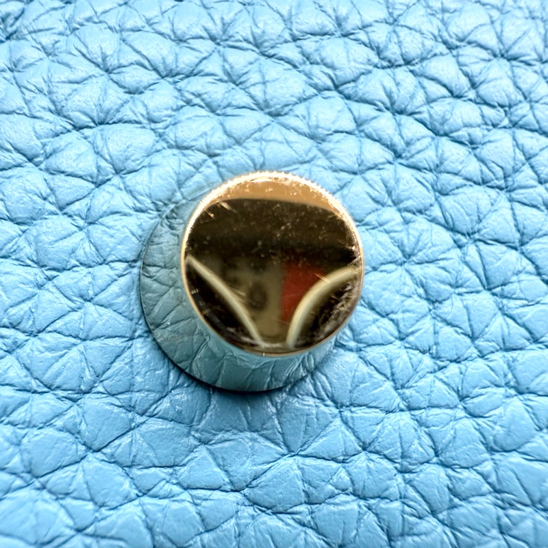 HERMRS北方藍金釦菜籃子PICOTIN22-13