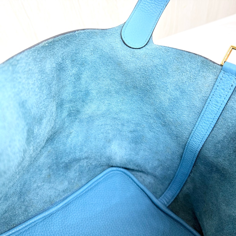 HERMRS北方藍金釦菜籃子PICOTIN22-16