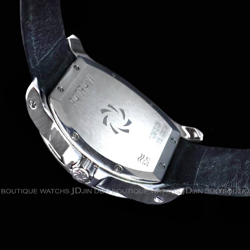 金鐸精品~W890 CARL F. BUCHERER 寶齊萊 柏拉維系列酒桶型儲能顯示自動上鍊男用腕錶-4