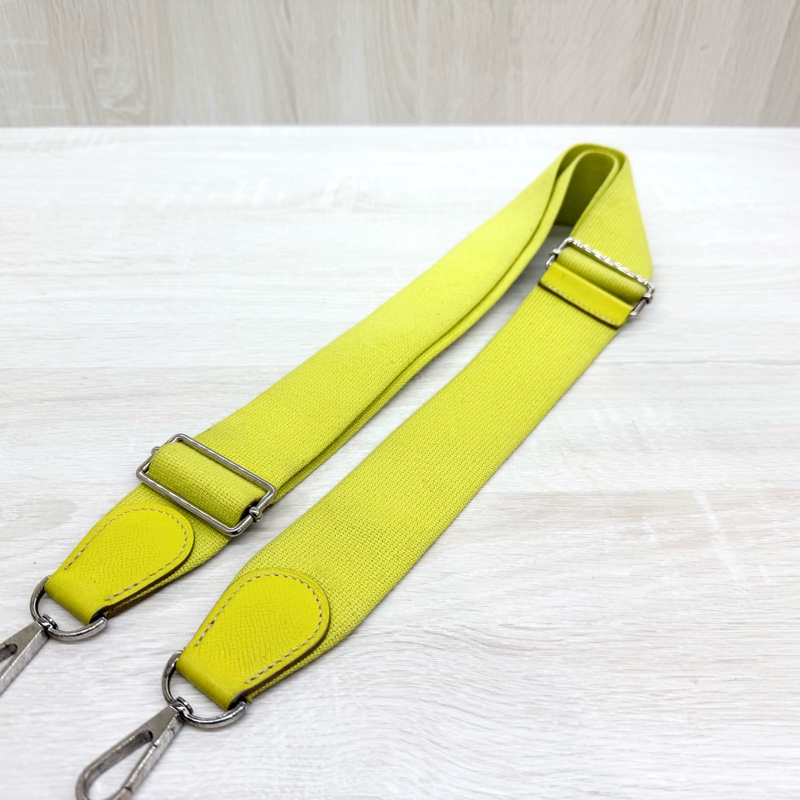 HERMES包包9R萊姆黃EPSOM皮銀釦Evelyne29cm-11