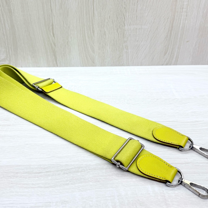 HERMES包包9R萊姆黃EPSOM皮銀釦Evelyne29cm-12