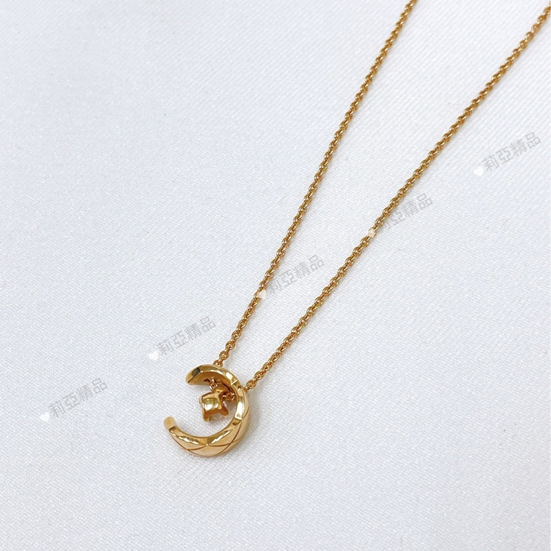 莉亞精品♡Chanel coco crush 水冰月 金色 二手-12