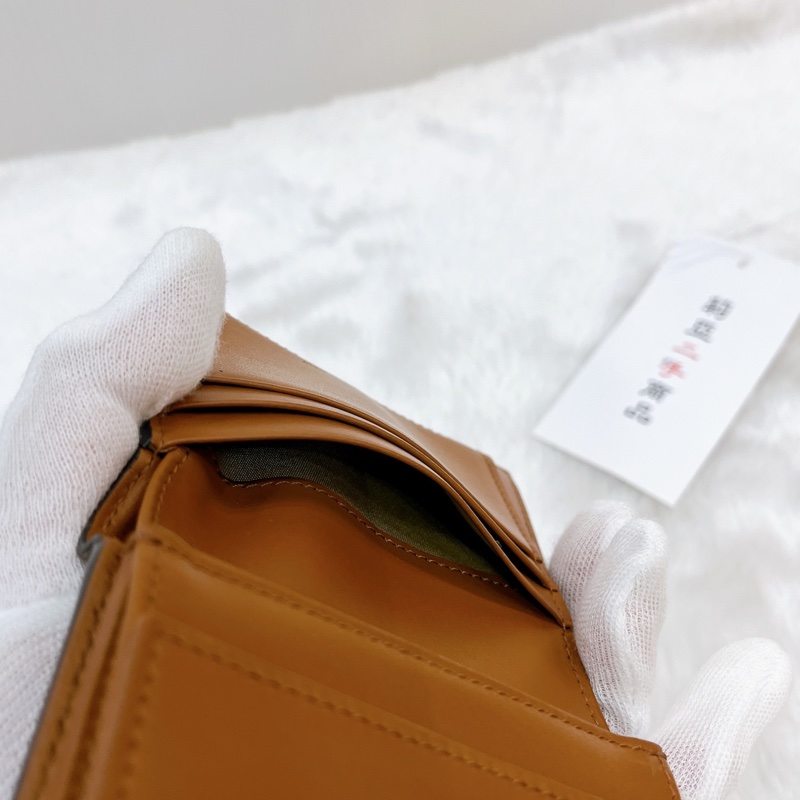 莉亞精品♡Celine 三折短夾 老花 二手-16