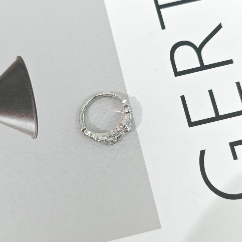 Hermès chaine d‘Ancre chaos 帶鑽戒指 50號-2