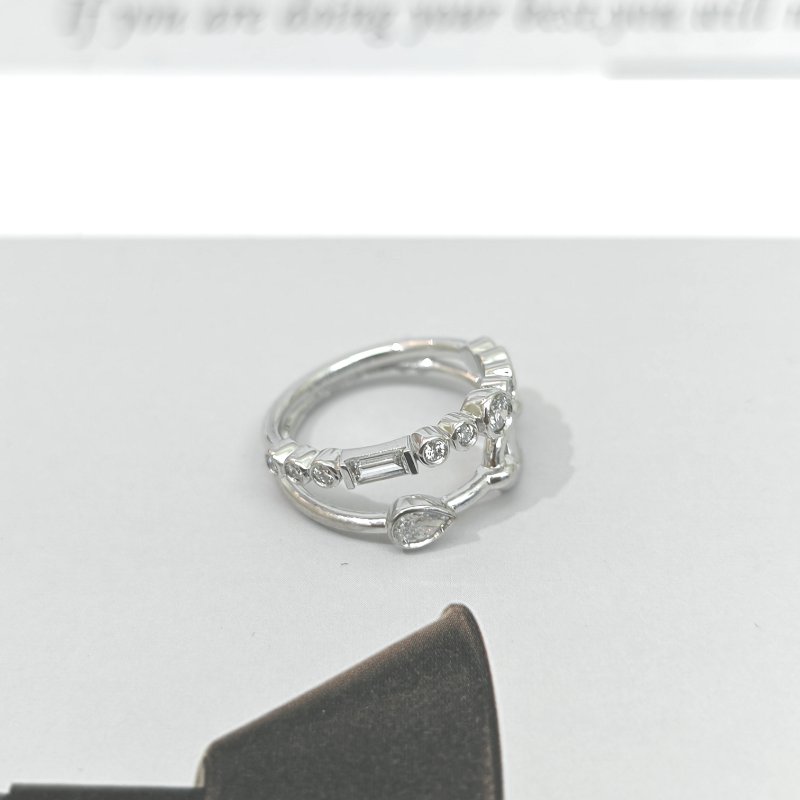 Hermès chaine d‘Ancre chaos 帶鑽戒指 50號-4