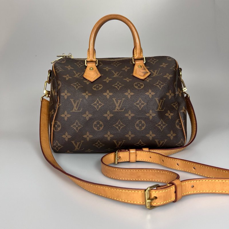 LV M41113/MB0186 老花SPEEDY 25 肩背包-0