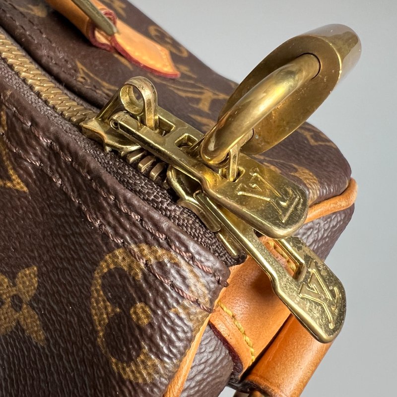 LV M41113/MB0186 老花SPEEDY 25 肩背包-7