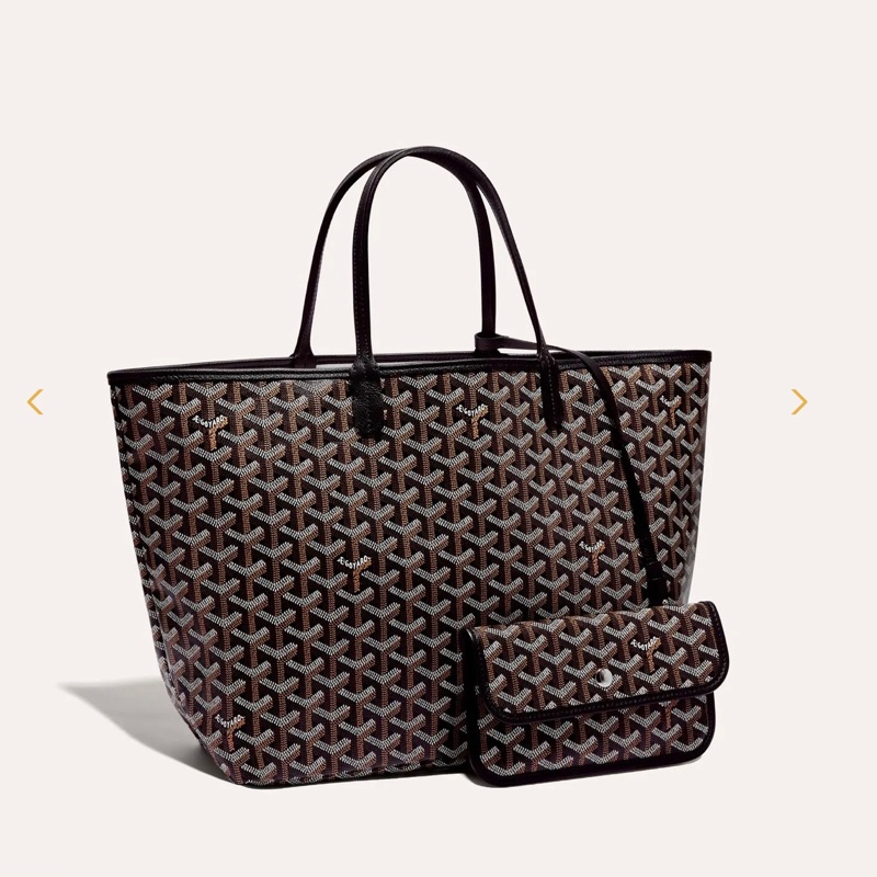 全新Goyard 黑色托特包SAINT LOUIS PM-0