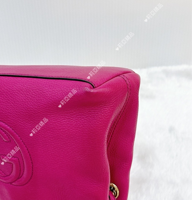 莉亞精品♡Gucci 387043 SoHo流蘇鏈條包 二手-7