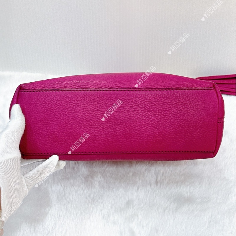 莉亞精品♡Gucci 387043 SoHo流蘇鏈條包 二手-9