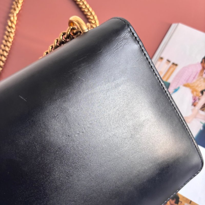 特殊限定款 ::GUCCI:: Marmont 愛心裝飾鏈袋包 斜背包 鏈包-15