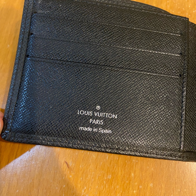 LV 男用皮夾(黑色)-2