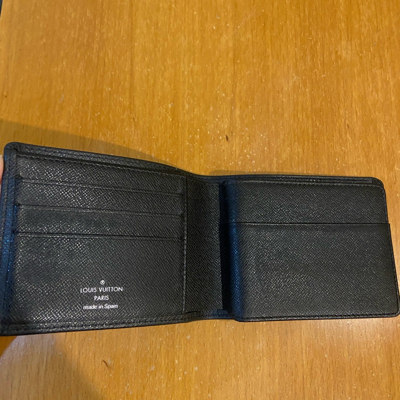 LV 男用皮夾(黑色)-3