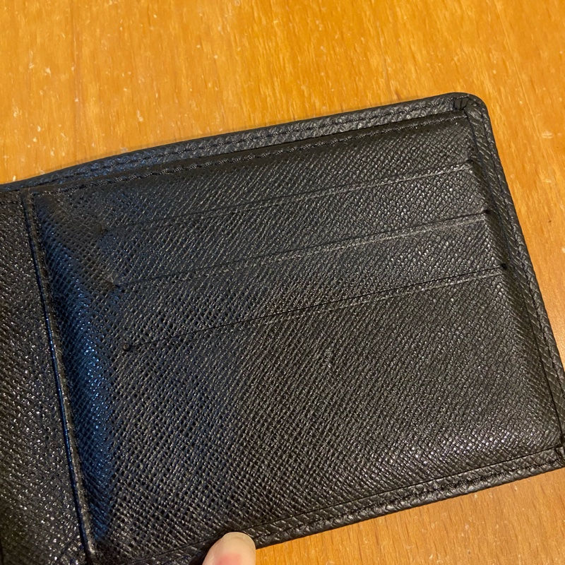 LV 男用皮夾(黑色)-4