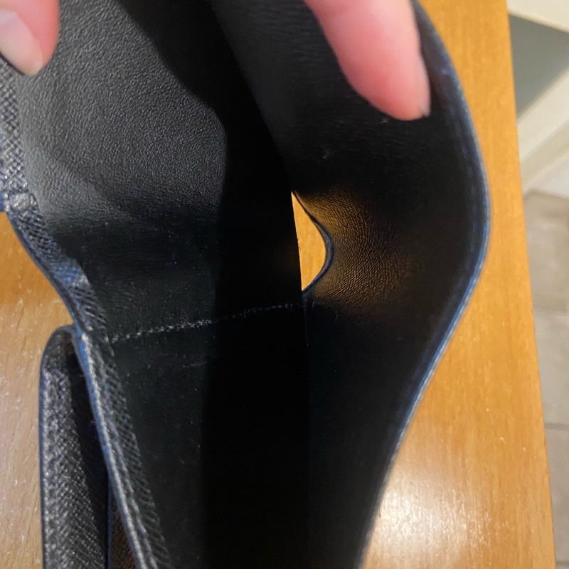 LV 男用皮夾(黑色)-14