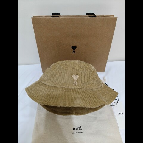 全新正品Ami paris 燈芯絨漁夫帽