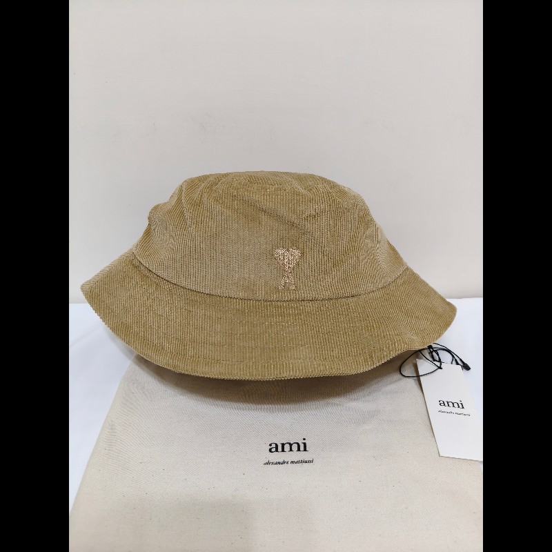 全新正品Ami paris 燈芯絨漁夫帽-1