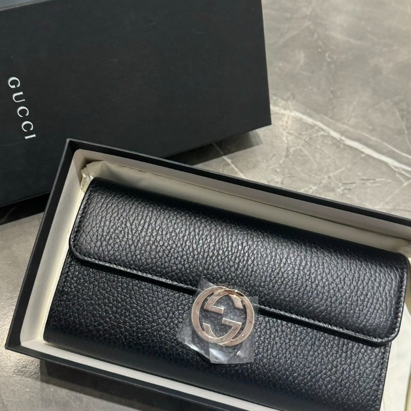 *SHIHNA名牌精品* GUCCI INTER LOCK翻蓋長夾-0