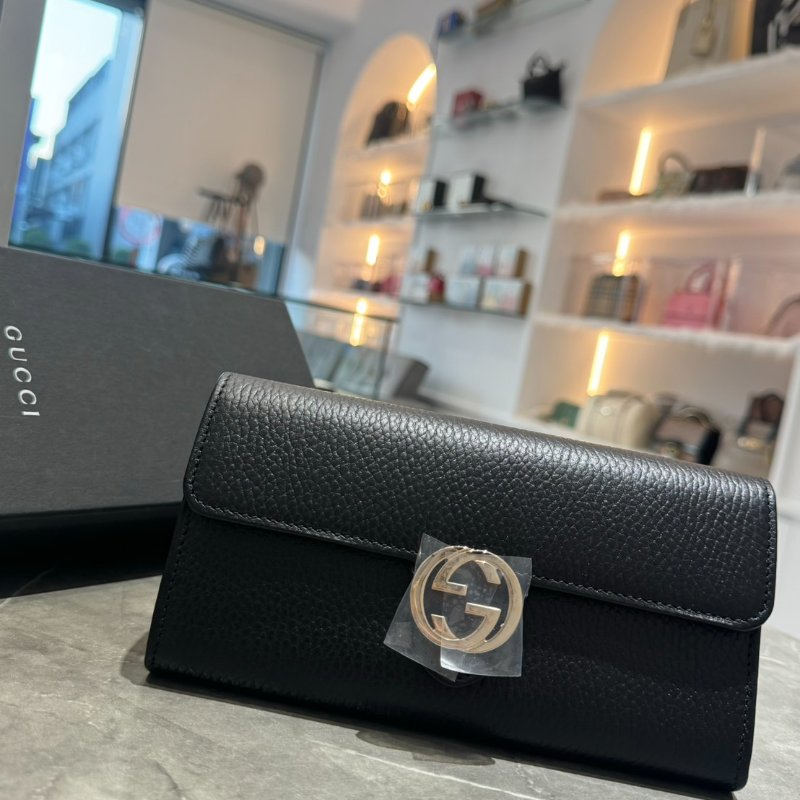 *SHIHNA名牌精品* GUCCI INTER LOCK翻蓋長夾-2