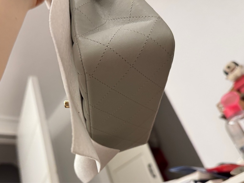 Chanel 23c 淺灰方胖子-5