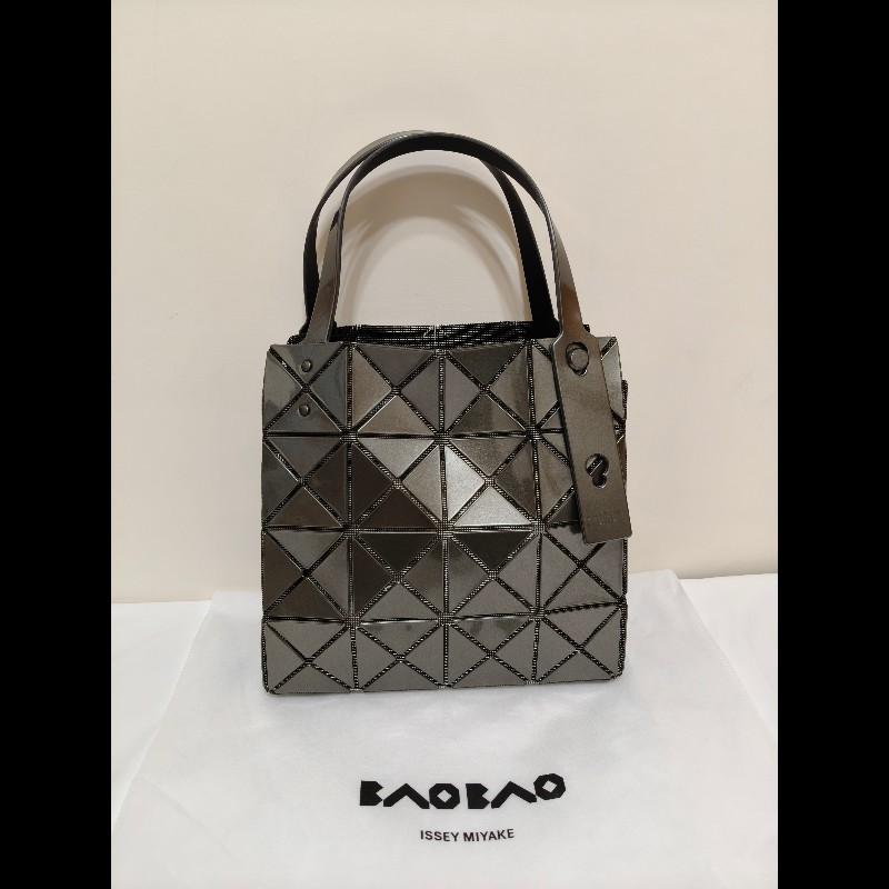 全新日本購回三宅一生issey miyake baobao Gunmetal 大鑽石包-0