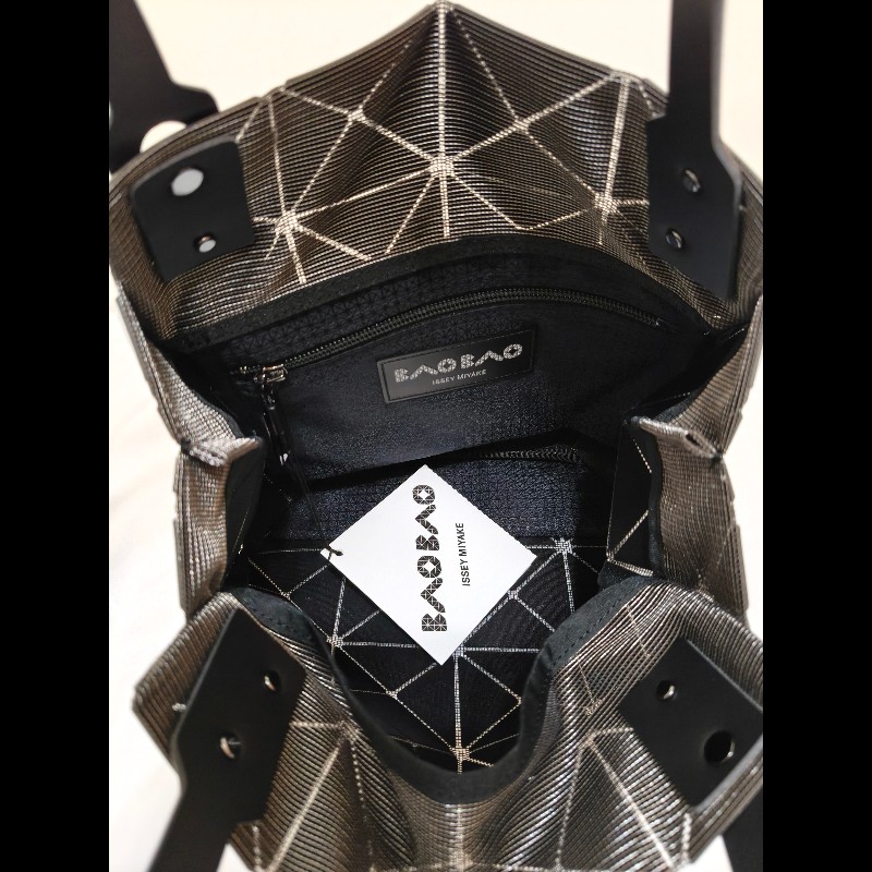 全新日本購回三宅一生issey miyake baobao Gunmetal 大鑽石包-5