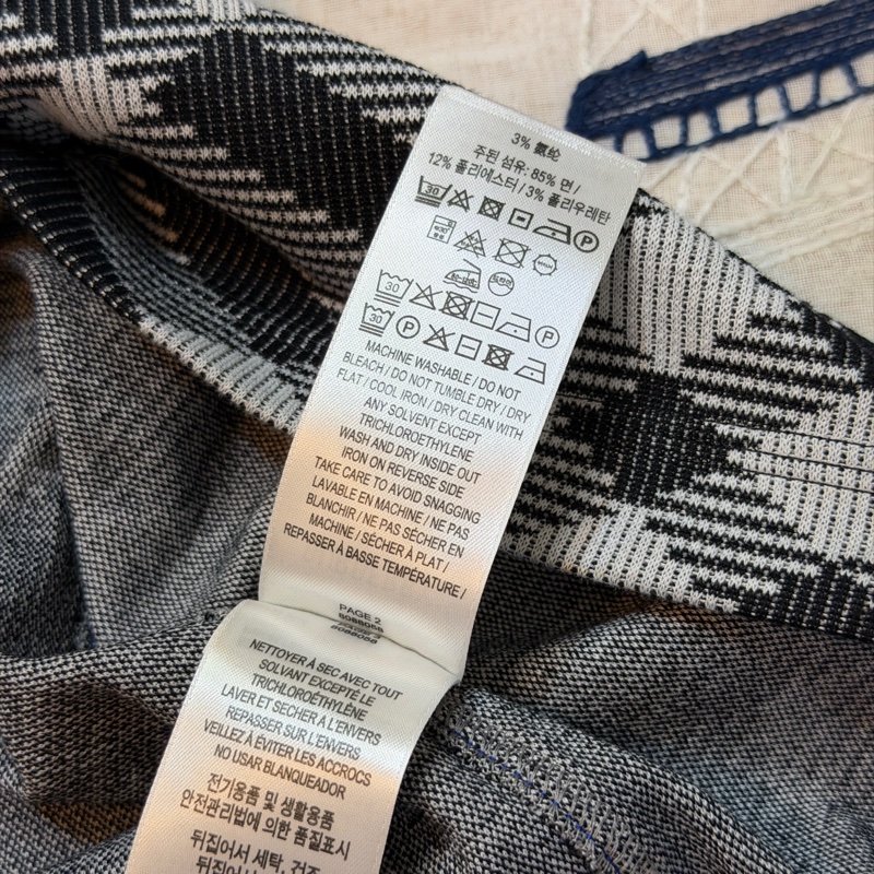 BURBERRY英國男款格紋上衣XS-8