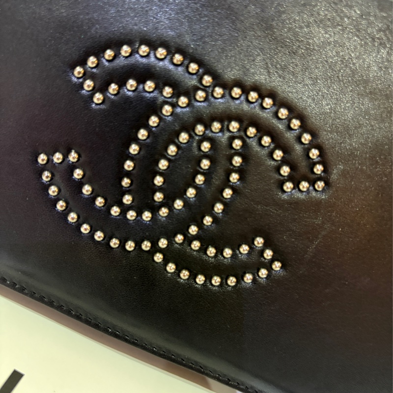 Chanel 香奈兒 經典 雙C logo 小羊皮WOC-1