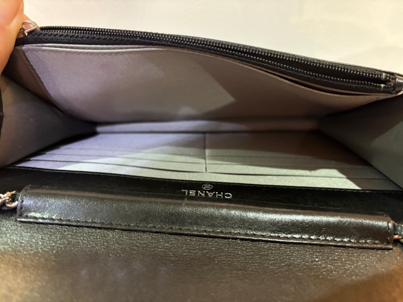 Chanel 香奈兒 經典 雙C logo 小羊皮WOC-2