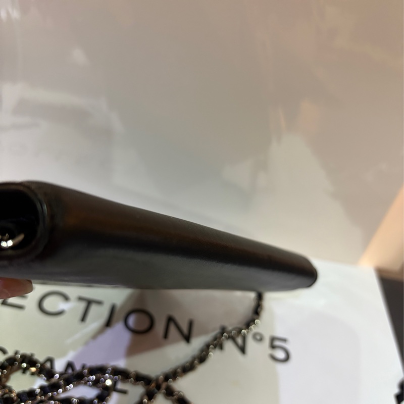 Chanel 香奈兒 經典 雙C logo 小羊皮WOC-8